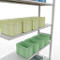 SCHULTE Lagertechnik - Insteekbevestiging met lengtebout - 3000x1300x400 mm, type 150 kg