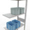 SCHULTE Lagertechnik - Insteekbevestiging met lengtebout - 3000x750x400 mm, type 150 kg