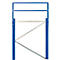 Schulte Lagertechnik kozijnverlenging voor staanderframe, D 800 x H 500 mm, gentiaanblauw RAL 5010