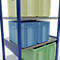 Schulte Lagertechnik MULTIplus 250 boutloos rekkensysteem, basisrek, lengte bout, 2500x1000x800 mm, 6 legborden, gentiaanblauw/verzinkt