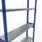 Schulte Lagertechnik MULTIplus 250 boutloos rekkensysteem, basisrek, lengte bout, 3000x1300x300 mm, 7 legborden, gentiaanblauw/verzinkt