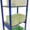 Schulte Lagertechnik MULTIplus 250 boutloos rekkensysteem, basisrek, lengte bout, 3000x750x500 mm, 7 legborden, gentiaanblauw/verzinkt
