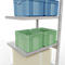 Schulte Lagertechnik MULTIplus 250 boutloos rekkensysteem, boutloze aanbouwstelling, lengte bout, 2500x750x600 mm, 6 legborden, lichtgrijs