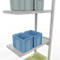 Schulte Lagertechnik MULTIplus 250 boutloos rekkensysteem, boutloze aanbouwstelling, lengte bout, 3000x750x400 mm, 7 legborden, lichtgrijs