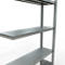 Schulte Lagertechnik MULTIplus 250 rekkensysteem zonder scharnieren, aanschroefbaar, lengte bout, 2000x1000x300 mm, 5 legborden, gegalvaniseerd