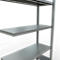 Schulte Lagertechnik MULTIplus 250 rekkensysteem zonder scharnieren, aanschuifvak, lengte bout, 2000x1000x400 mm, 5 legborden, gegalvaniseerd