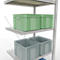 Schulte Lagertechnik MultiPlus250 rekkensysteem zonder schroeven, aanbouwrek, 5 legborden, dwarsverbindingen, B 750 x D 600 x H 2000 mm, lichtgrijs RAL 7035