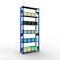 Schulte Lagertechnik Rayonnage à tablettes MULTIplus150, rayonnage de base emboîtable, L 1000 x P 300 x H 2500 mm, 6 niveaux, jusqu'à 1400 kg, bleu gentiane/galvanisé