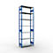 Schulte Lagertechnik Rayonnage à tablettes MULTIplus150, rayonnage de base emboîtable, L 1000 x P 400 x H 3000 mm, 7 niveaux, jusqu'à 1500 kg, bleu gentiane/galvanisé
