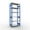 Schulte Lagertechnik Rayonnage à tablettes MULTIplus150, rayonnage de base emboîtable, L 1000 x P 500 x H 2500 mm, 6 niveaux, jusqu'à 1400 kg, bleu gentiane/galvanisé