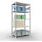 Schulte Lagertechnik Rayonnage à tablettes MULTIplus150, rayonnage de base emboîtable, L 1000 x P 600 x H 2000 mm, 5 niveaux, jusqu'à 1300 kg, gris clair