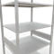 Schulte Lagertechnik Rayonnage à tablettes MULTIplus150, rayonnage de base emboîtable, L 1000 x P 800 x H 3000 mm, 7 niveaux, jusqu'à 1500 kg, gris clair