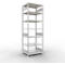 Schulte Lagertechnik Rayonnage à tablettes MULTIplus150, rayonnage de base emboîtable, L 1000 x P 800 x H 3000 mm, 7 niveaux, jusqu'à 1500 kg, gris clair