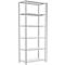 Schulte Lagertechnik Rayonnage à tablettes Steckystem MULTIplus250, rayonnage de base, L 1000 x P 500 x H 2500 mm, 6 tablettes, entretoise croisée, jusqu'à 1700 kg, gris clair