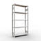 Schulte Lagertechnik Rayonnage à tablettes Système enfichable MultiPlus250, rayonnage de base, 5 tablettes, entretoise croisée, L 1000 x P 300 x H 2000 mm, gris clair RAL 7035