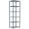 Schulte Lagertechnik Rayonnage à tablettes Système enfichable MultiPlus250, rayonnage de base, 6 tablettes, entretoise croisée, L 750 x P 600 x H 2500 mm, gris argenté/galvanisé