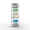 Schulte Lagertechnik Rayonnage à tablettes Système enfichable MultiPlus250, rayonnage de base, 7 tablettes, entretoise croisée, L 750 x P 600 x H 3000 mm, gris clair RAL 7035