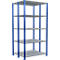 SCHULTE Lagertechnik - Rayonnage de base double emboîtable Type 150 - 2000x1000x2x400 mm 2x5 tablettes