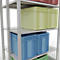 SCHULTE Lagertechnik - Rayonnage de base double emboîtable Type 150 - 2000x1000x2x400 mm 2x5 tablettes