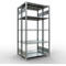 SCHULTE Lagertechnik - Rayonnage de base double emboîtable type 150 - 2000x1000x2x400 mm galv. 2x5 tablettes