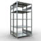 SCHULTE Lagertechnik - Rayonnage de base double emboîtable type 150 - 2000x1000x2x500 mm galv. 2x5 tablettes