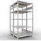 SCHULTE Lagertechnik - Rayonnage de base double emboîtable Type 150 - 2000x1000x2x600 mm 2x5 tablettes