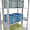 SCHULTE Lagertechnik - Rayonnage de base double emboîtable Type 150 - 2500x1000x2x300 mm 2x6 tablettes