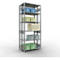 SCHULTE Lagertechnik - Rayonnage de base double emboîtable type 150 - 2500x1000x2x300 mm galv. 2x6 tablettes