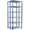 SCHULTE Lagertechnik - Rayonnage de base double emboîtable Type 150 - 2500x1000x2x400 mm 2x6 tablettes