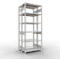 SCHULTE Lagertechnik - Rayonnage de base double emboîtable Type 150 - 2500x1000x2x400 mm 2x6 tablettes