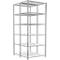SCHULTE Lagertechnik - Rayonnage de base double emboîtable Type 150 - 2500x1000x2x600 mm 2x6 tablettes