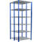 SCHULTE Lagertechnik - Rayonnage de base double emboîtable Type 150 - 2500x1000x500 mm, 2x6 tablettes