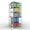 SCHULTE Lagertechnik - Rayonnage de base double emboîtable Type 150 - 2500x1000x500 mm, 2x6 tablettes