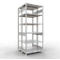 SCHULTE Lagertechnik - Rayonnage de base double emboîtable Type 150 - 2500x1000x500 mm, 2x6 tablettes