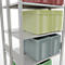 SCHULTE Lagertechnik - Rayonnage de base double emboîtable Type 150 - 3000x1000x2x400 mm 2x7 tablettes