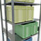 SCHULTE Lagertechnik - Rayonnage de base double emboîtable type 150 - 3000x1000x2x400 mm galv. 2x7 tablettes