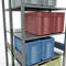 SCHULTE Lagertechnik - Rayonnage de base double emboîtable type 150 - 3000x1000x2x500 mm galv. 2x7 tablettes