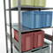 SCHULTE Lagertechnik - Rayonnage de base double emboîtable type 150 - 3000x1000x2x600 mm galv. 2x7 tablettes