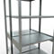 SCHULTE Lagertechnik - Rayonnage de base double système enfichable MULTIPlus250 - 3000x1000x(2x600) mm, 14 tablettes, galvanisé