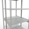 SCHULTE Lagertechnik - Rayonnage de base double système enfichable MULTIPlus250 - 3000x1000x(2x600) mm, 14 tablettes, galvanisé
