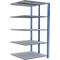 SCHULTE Lagertechnik - Rayonnage double emboîtable Modèle 150 - 2000x1000x2x500 mm 2x5 tablettes