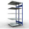 SCHULTE Lagertechnik - Rayonnage double emboîtable Modèle 150 - 2000x1000x2x500 mm 2x5 tablettes
