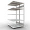SCHULTE Lagertechnik - Rayonnage double emboîtable Modèle 150 - 2000x1000x2x600 mm 2x5 tablettes
