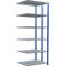 SCHULTE Lagertechnik - Rayonnage double emboîtable Modèle 150 - 2500x1000x2x400 mm 2x6 tablettes