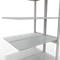 SCHULTE Lagertechnik - Rayonnage double emboîtable Modèle 150 - 2500x1000x2x400 mm 2x6 tablettes