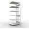 SCHULTE Lagertechnik - Rayonnage double emboîtable Modèle 150 - 2500x1000x2x400 mm 2x6 tablettes