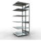 SCHULTE Lagertechnik - Rayonnage double emboîtable, Modèle 150 - 2500x1000x2x500 mm galv. 2x6 tablettes