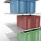 SCHULTE Lagertechnik - Rayonnage double emboîtable Modèle 150 - 2500x1000x2x600 mm 2x6 tablettes