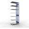 SCHULTE Lagertechnik - Rayonnage double emboîtable Modèle 150 - 3000x1000x2x300 mm 2x7 tablettes