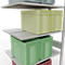 SCHULTE Lagertechnik - Rayonnage double emboîtable Modèle 150 - 3000x1000x2x400 mm 2x7 tablettes